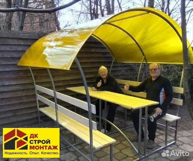 Беседка из поликарбоната