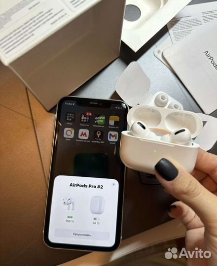 Airpods Pro / Pro2 / 2 / 3 + гарантия