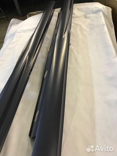 Новые пороги Mercedes S class 221 кузов AMG