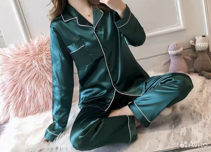 Пижама женская шелковая