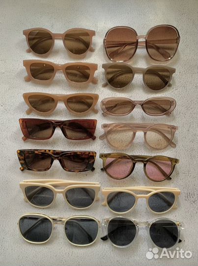 Очки нюдовых оттенков новые