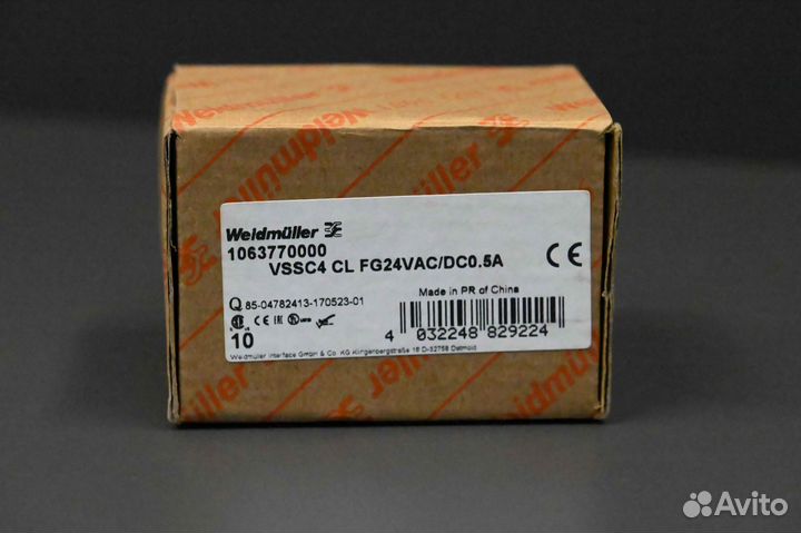 Weidmuller 1063770000 vssc4 CL FG24VAC новое, 4 шт