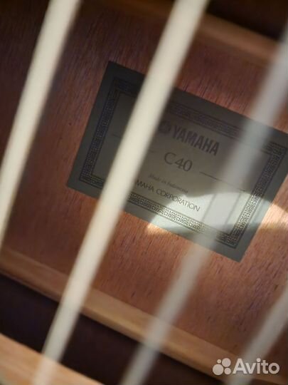 Гитара yamaha c40 черная