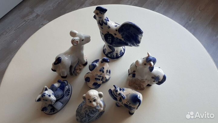 Фигурки гжель