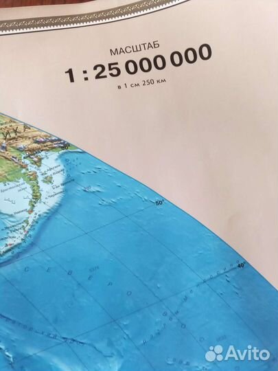 Карта мира на стену