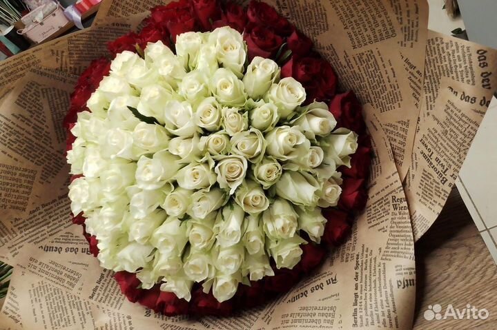 Букет из 51 розы