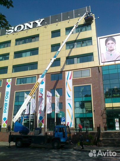 Аренда и услуги телескопического подъёмника, 46 м