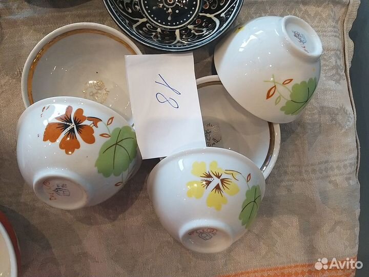 Посуда, пиалы, бюветницы СССР винтаж