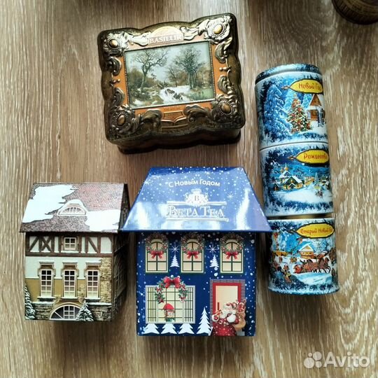 Банки коробки жестяные, СССР