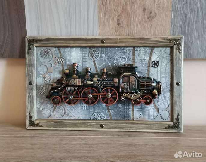 Картины, подарки, ассамбляжи в стиле Стимпанк