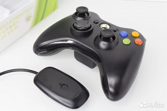 Геймпад xbox 360 беспроводной батарейки в подарок