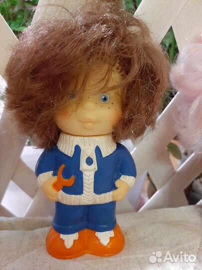Кукла Незнайка СССР резиновая