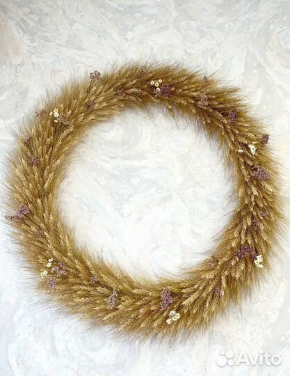 Венок из сухоцветов