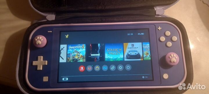 Nintendo switch lite с играми