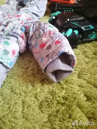 Комбинезон конверт зимний детский 74 80