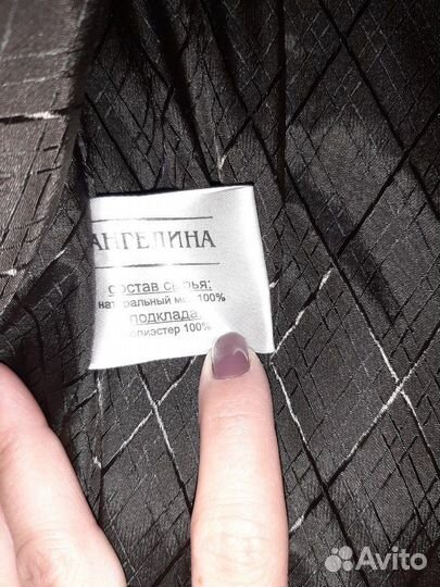 Шуба мутон/норка