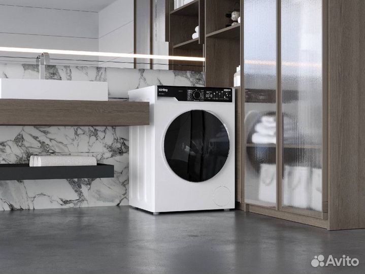 Новая машина с сушкой Korting KWD 58L1496 9/6кг