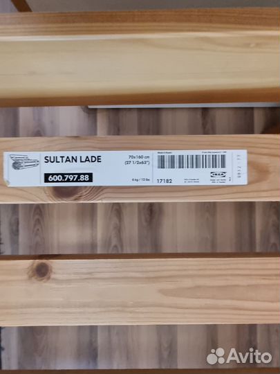 Кровать IKEA sultan lade подростковая