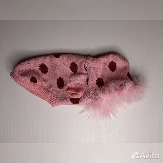 Свитер с капюшоном для маленьких собак 20 см