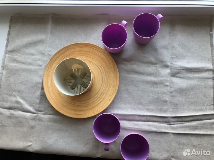 Набор пластиковой посуды за всё