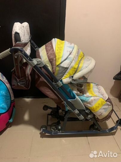 Коляска санки