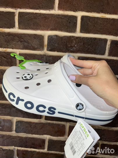 Crocs крокс сабо мужские белые 41,42,43