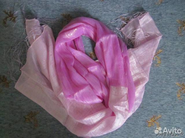 Натуральный шелковый шарф