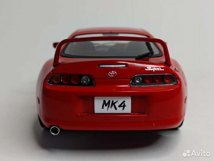 Toyota Supra MK4 1993 Red 1:18 Solido