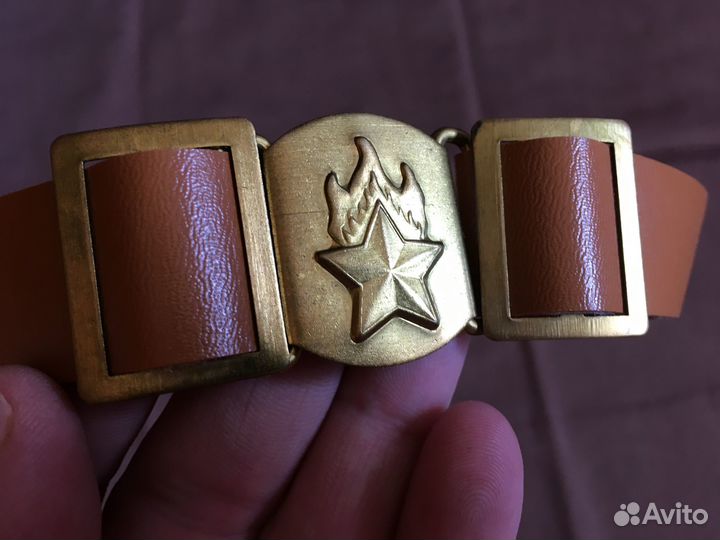Ремень пионерский. Форменный пояс пионера СССР