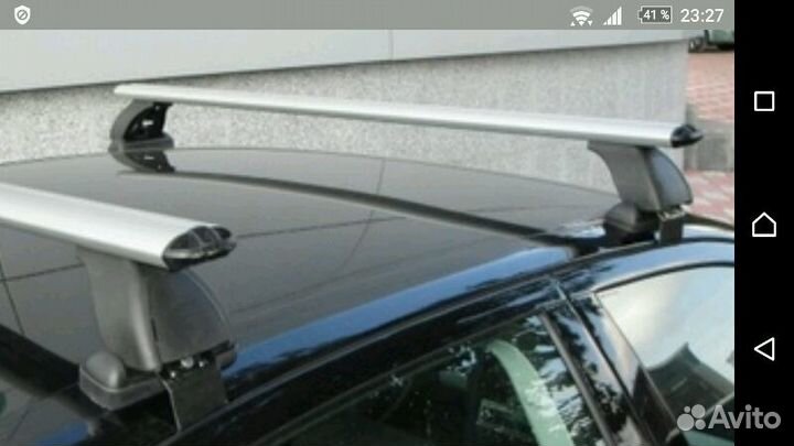 Багажник на крышу для Kia Rio аэродинамика