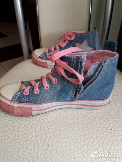 Кеды для девочки бу