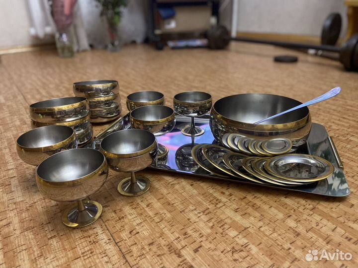 Барон - комплект стальной С золотым декором