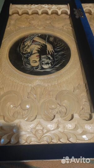 Нарды- шахматы - ручной работы