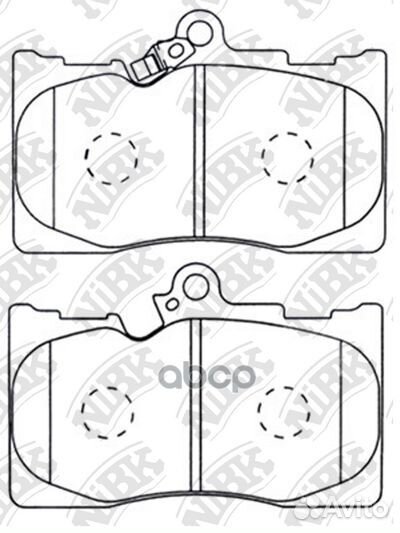 Колодки тормозные lexus GS 300/450h/460 05- пер