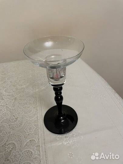Подсвечник хрустальный СССР