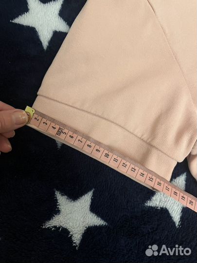 Удлиненная футболка розовая bershka, р-М