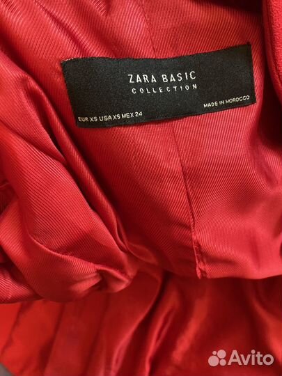 Красный пиджак Zara