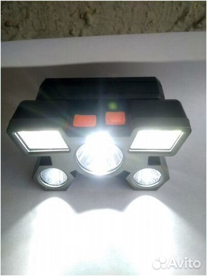Налобный фонарь 5LED