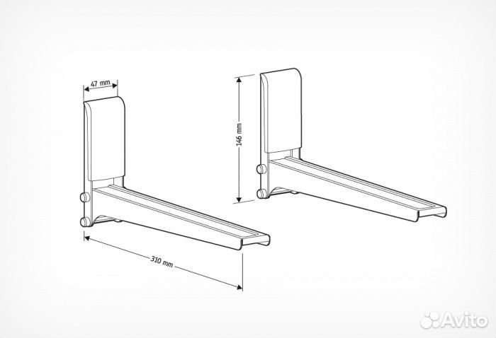 Кронштейн holder MWS для свч микроволновки