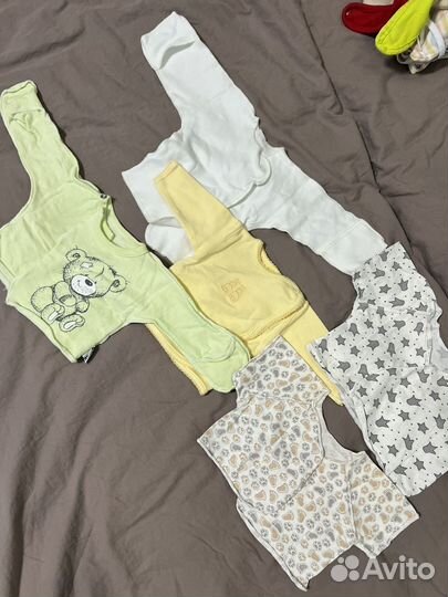 Паки вещей новорожденным 0-3 месяцев