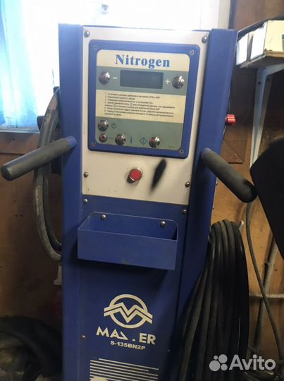 Устанновка для накачки шин азотом