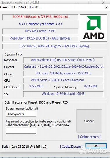 Видеокарта Radeon R9 390 Sapphire Nitro