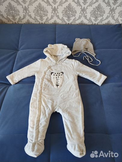 Комбез Крокид,боди,шапка р. 80