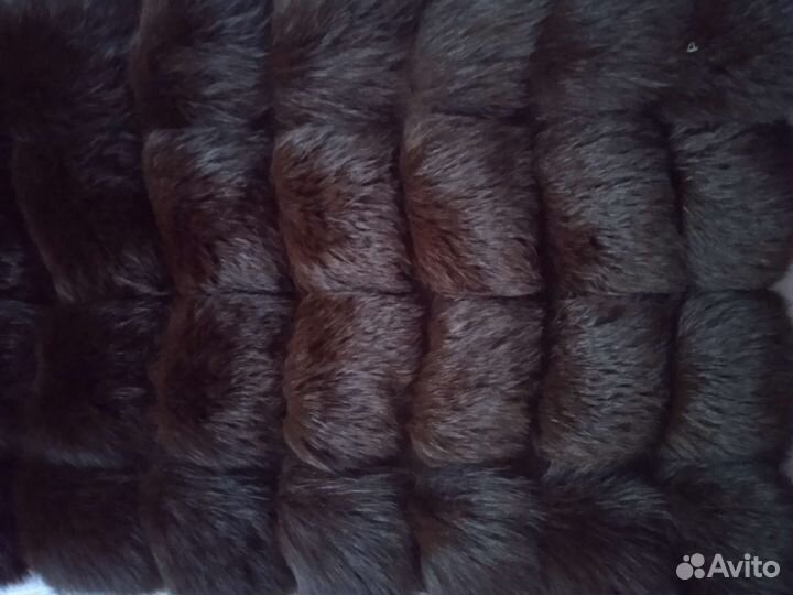 Жилетка натуральный мех, из песца 48-50