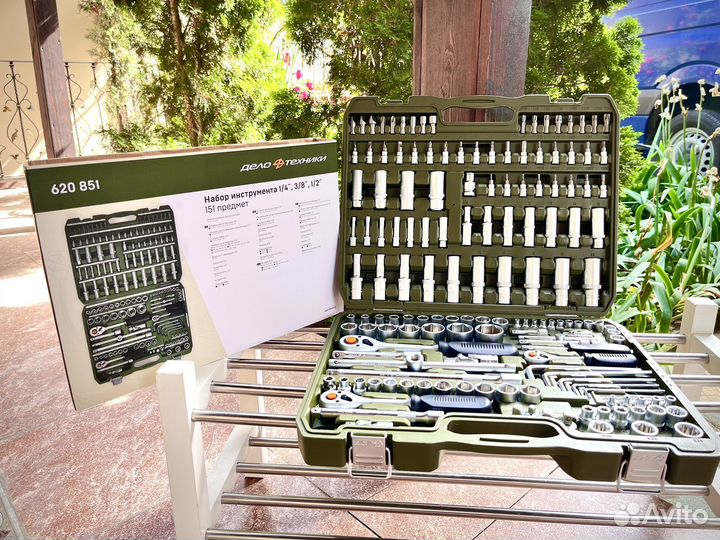 Набор инструментов 151 предмет Дело Техники