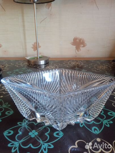 Хрустальная конфетница СССР