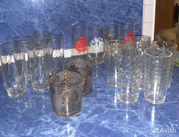 Красивая посуда из стекла СССР