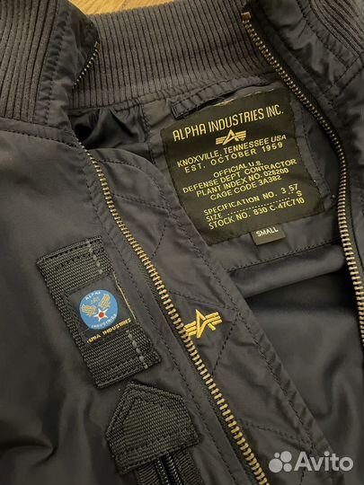 Бомбер редкий Alpha Industries Richardson navy