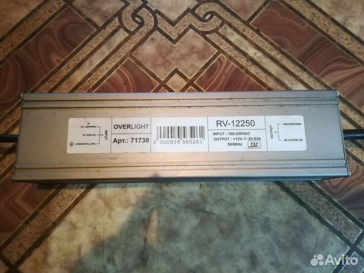 Блок питания 12v для светодиодной ленты