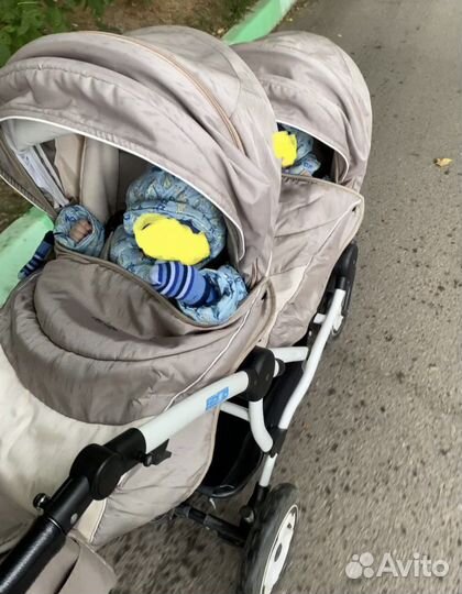 Коляска для двойни 2 в 1